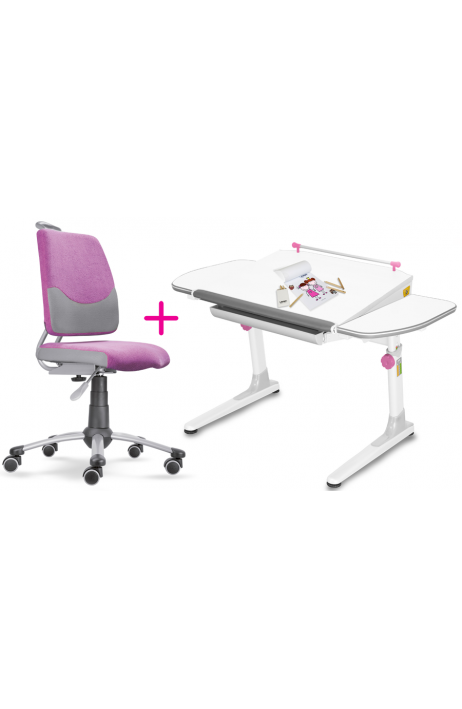 MAYER dětská rostoucí židle a stůl Actikid A3 růžový W58 + 5 let prodloužená záruka