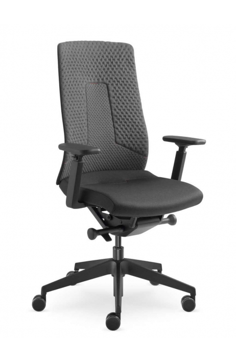 LD SEATING kancelářská židle FollowMe 450-SYQ-N1 černý nylonový kříž