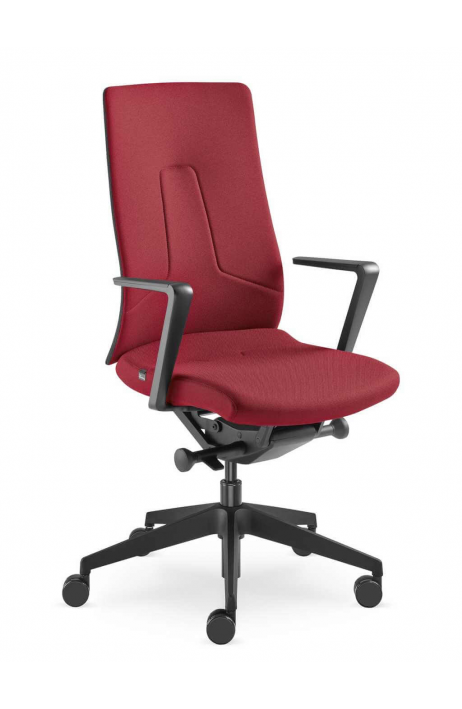 LD SEATING kancelářská židle FollowMe 451-SYQ-N1 černý nylonový kříž