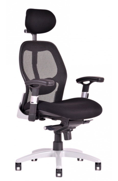 OFFICE PRO kancelářská židle Saturn černá s područkami - prodloužená záruka 3 roky