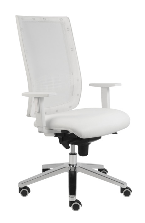 ALBA kancelářská židle Kent síťovaná bílá