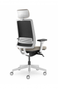 LD SEATING kancelářská židle Lyra Air 215-WH-SYS