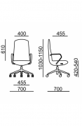 RIM kancelářská židle Linna LN3110